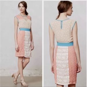 Anthropologie Ephemere Dress By Champagne & Strawberry Women’s Size 2